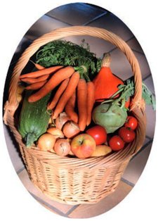 Erntedankkorb ev. Kirche 2016